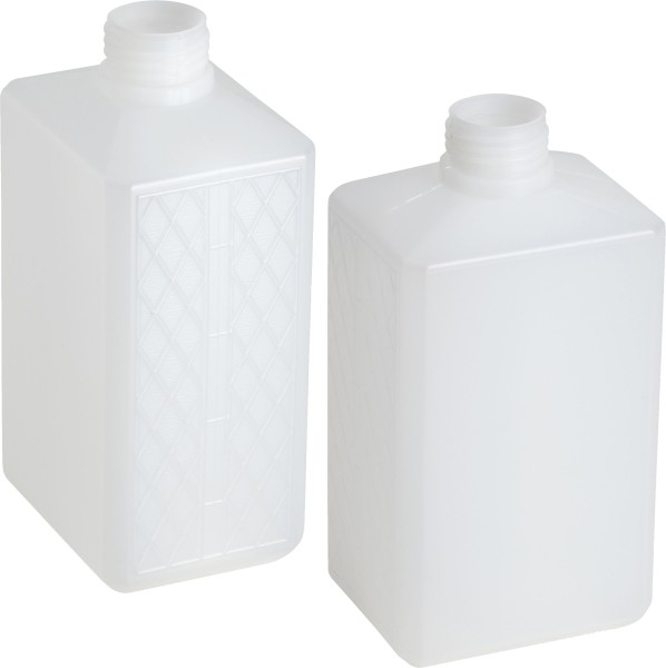 Vierkantflaschen aus HD-Polyethylen