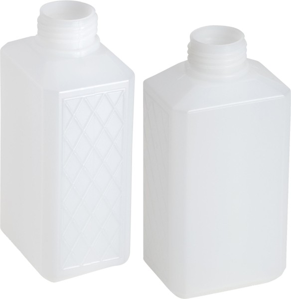 Vierkantflaschen aus HD-Polyethylen